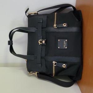 Henri Bendel Large Jetsetter Convertible Black Backpack